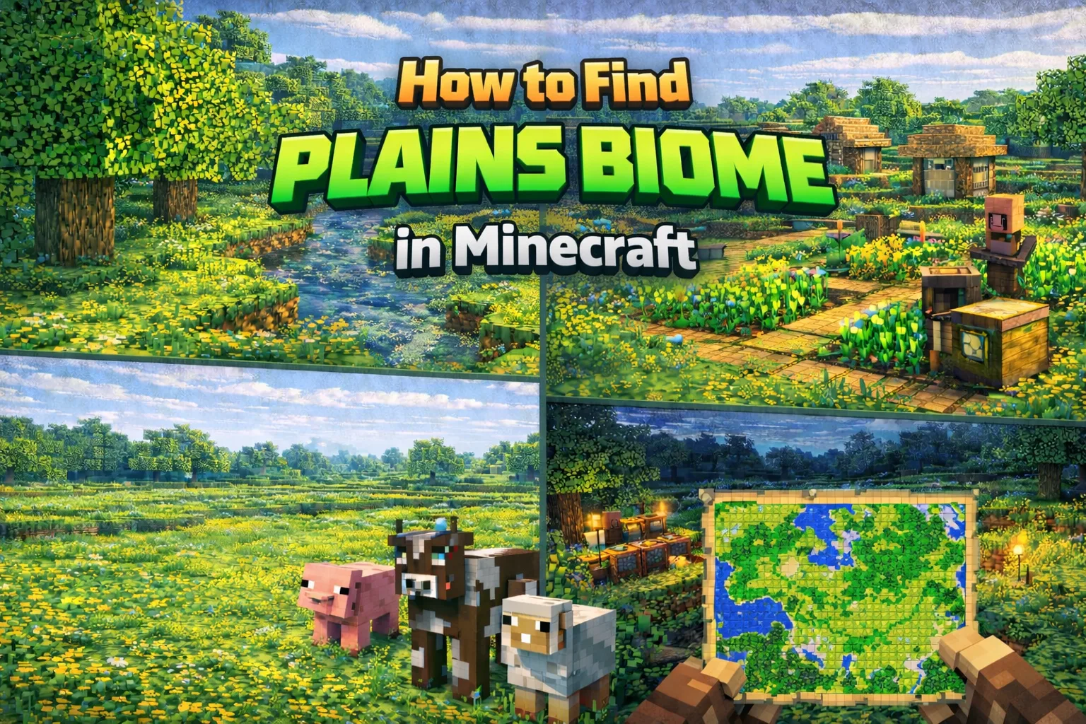How to Find the Plains Biome in Minecraft